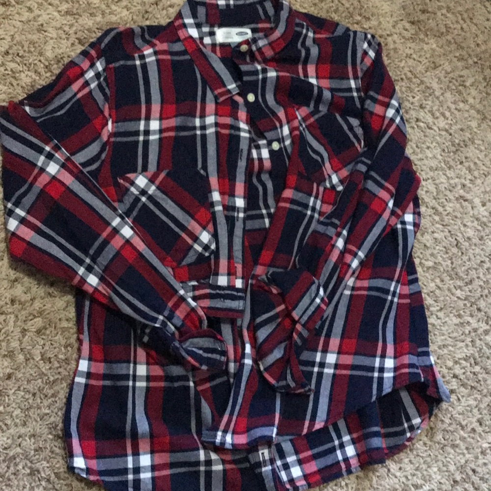 Blue and Red Flannel
